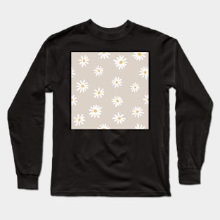 Neutral daisies Long Sleeve T-Shirt